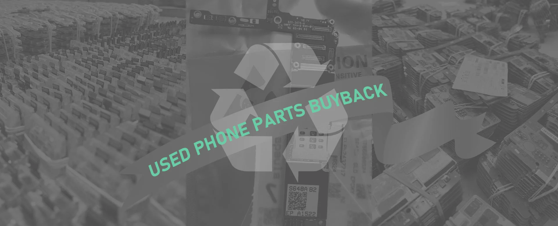 Rachat de pièces de téléphone d'occasion
