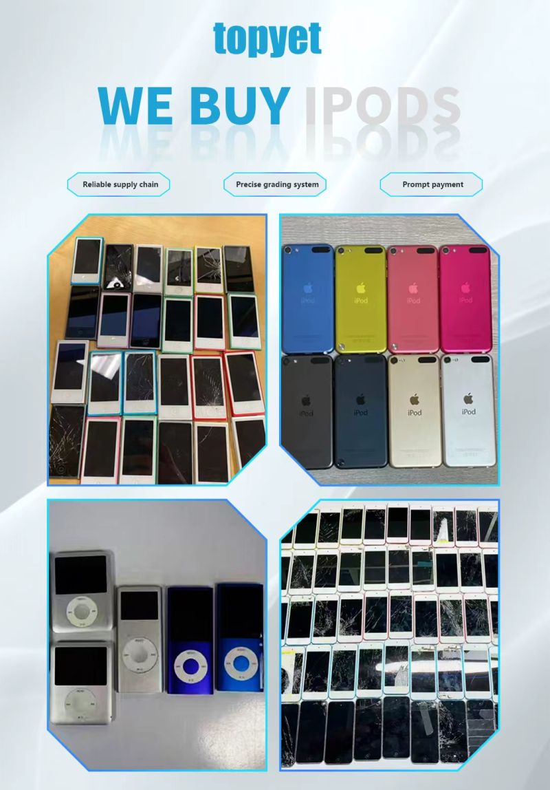 Services de recyclage et de rachat d'iPod en vrac