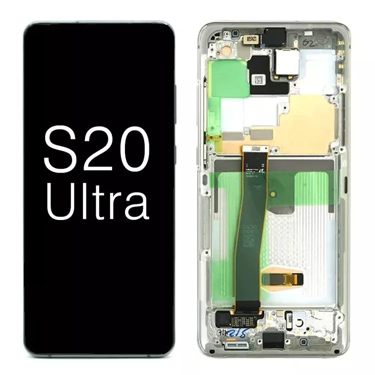 Pour Samsung Galaxy S20 Ultra G988 5G Affichage LCD Tacy Remplacement de l'écran tactile