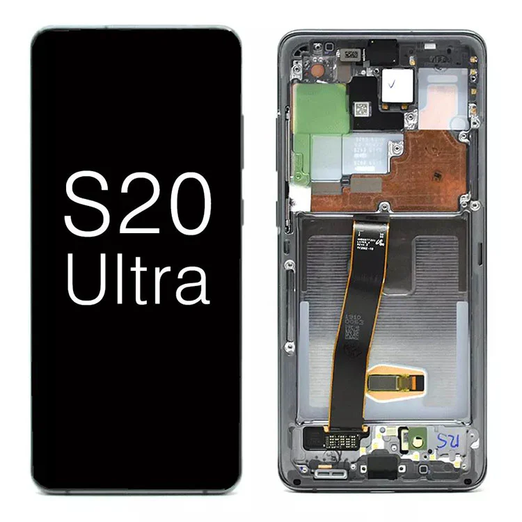 Pour Samsung Galaxy S20 Ultra G988 5G Affichage LCD Tacy Remplacement de l'écran tactile