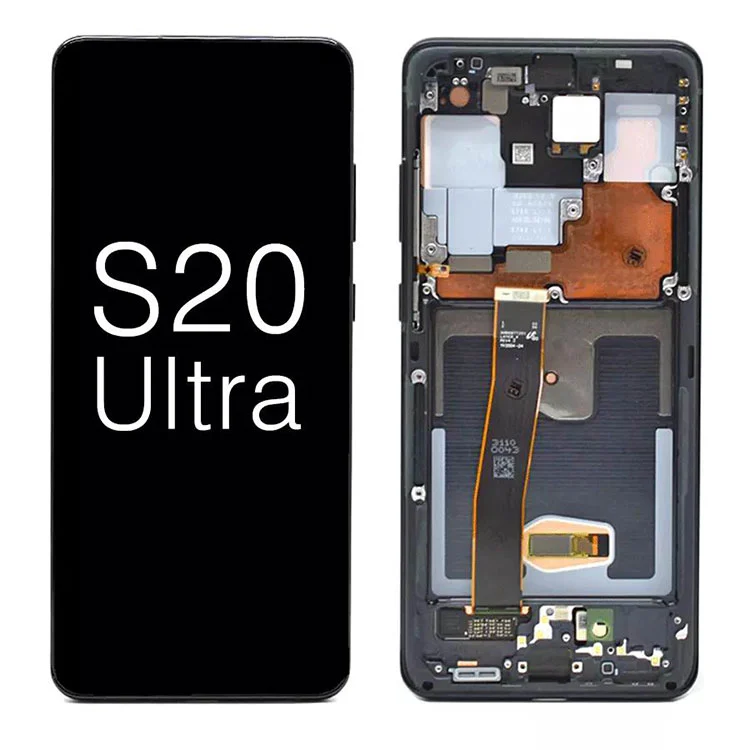 Pour Samsung Galaxy S20 Ultra G988 5G Affichage LCD Tacy Remplacement de l'écran tactile